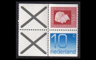 Alankomaat 1064-6-TT-DD ** Käyttösarja vihkopari (1976)