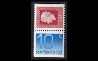 Alankomaat 1064-6DD ** Käyttösarja vihkopari (1976)