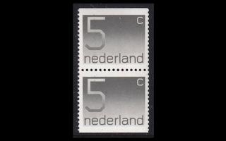 Alankomaat 1065DD ** Käyttösarja vihkopari (1976)
