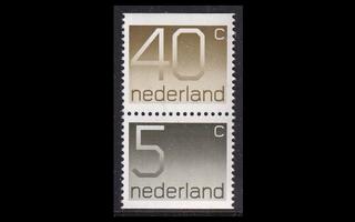 Alankomaat 1068-5DD ** Käyttösarja vihkopari (1976)