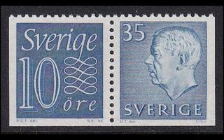 Ruotsi 430b-490EEu ** Numero-Gustaf vihkopari (1962)