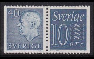 Ruotsi 522-430bDD ** Gustaf-numero vihkopari (1962)