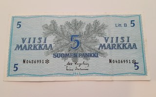 5 Markkaa 1963 *Tähtiseteli*