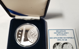 Juhlaraha Helsingin Olympialaiset 50 vuotta, 2002 Proof 10 €