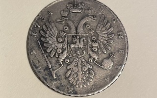 Venäjän Annan rupla 1734 hopearaha