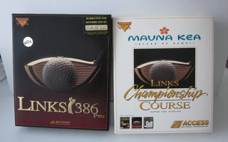 Links 386 Pro + Mauna Kea, vintage PC-pelit, Big Box