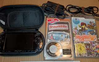Sony PSP-2004 + 3 peliä (GTA jne) 0€ lähtö!!