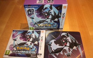 Uusi Nintendo 3DS Pokemon Ultra Moon Steelbook versio
